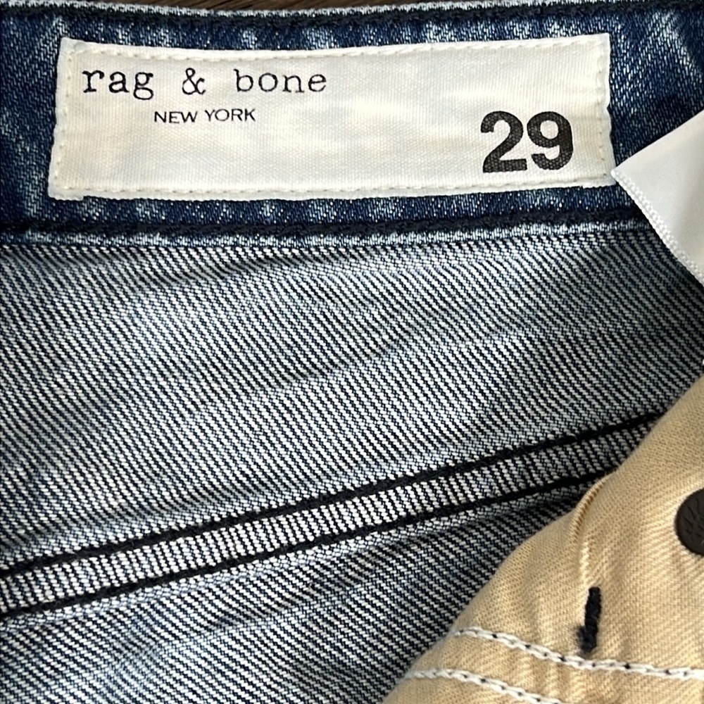 RAG & BONE Peggy Straight Jeans in Siesta Shade Sz 29 EUC - Picture 6 of 7